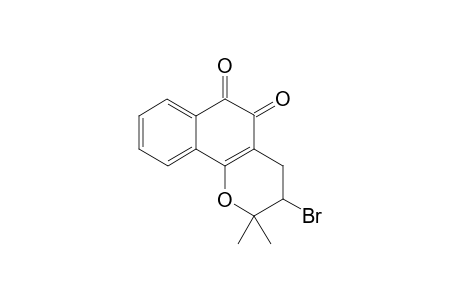 3-Bromo-2,2-dimethyl-3,4-dihydro-2H-benzo[h]chromene-5,6-dione