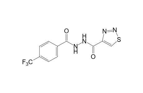 1-[(1,2,3-THIADIAZOL-4-YL)CARBONYL]-2-(alpha,alpha,alpha-TRIFLUORO-p-TOLUOYL)HYDRAZINE