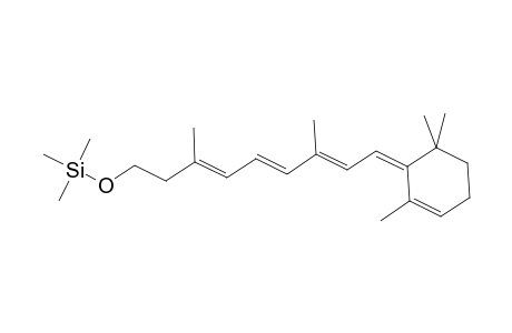 Silane, [[3,7-dimethyl-9-(2,6,6-trimethyl-2-cyclohexen-1-ylidene)-3,5,7-nonatrienyl]oxy]trimethyl-