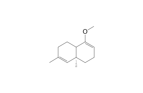 (+/-)-CIS/TRANS-1,2,4A,5,6,8A-HEXAHYDRO-8-METHOXY-3,4A-DIMETHYLNAPHTHALENE