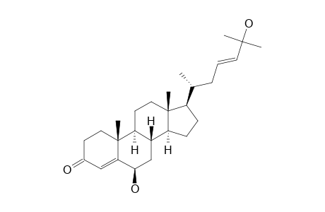 6-BETA,25-DIHYDROXYCHOLESTA-4,23-DIEN-3-ONE