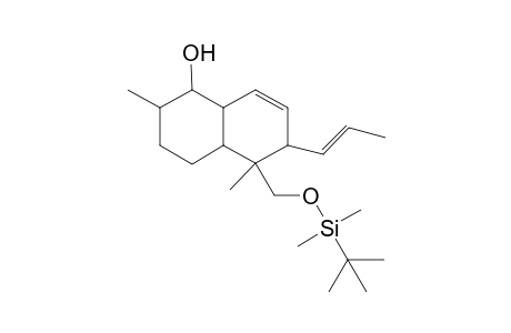 1-naphthalenol. 5-[[[(1,1-dimethylethyl)dimethylsilyl]oxy]methyl]-1,2,3,4,4a,5,6,8a-octahydro-2,5-dimethyl-6(1-propenyl)-,