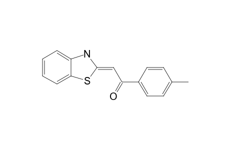 2-(3H)-[(4-METHYLBENZOYL)-METHYLENE]-BENZOTHIAZOLE