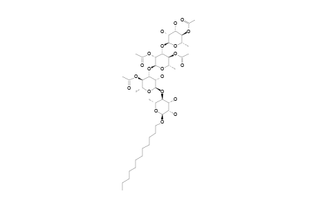 ClEISTETROSIDE-2;1-O-DODECANYL-4-O-ACETYL-ALPHA-L-RHAMNOPYRANOSYL-(1->3)-2,4-DI-O-ACETYL-ALPHA-L-RHAMNOPYRANOSYL-(1->3)-4-O-ACETYL-ALPHA-L-RHAMNOPY