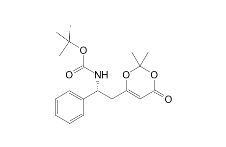 tert-Butyl (R)-(2-(2,2-dimethyl-4-oxo-4H-1,3-dioxin-6-yl)-1-phenylethyl)carbamate