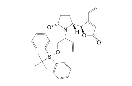 (5R)-1-[(1R)-1-(TERT.-BUTYLDIPHENYLSILYLOXYMETHYL)-ALLYL]-5-[(2R)-5-OXO-3-VINYL-2,5-DIHYDRO-2-FURYL]-PYRROLIDIN-2-ONE