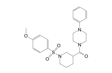 1-({1-[(4-methoxyphenyl)sulfonyl]-3-piperidinyl}carbonyl)-4-phenylpiperazine