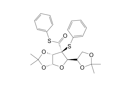 (3S)-1,2:5,6-DI-O-ISOPROPYLIDENE-3-S-PHENYL-3-C-(PHENYLTHIO)-CARBONYL-3-THIO-ALPHA-D-RIBO-HEXOSE