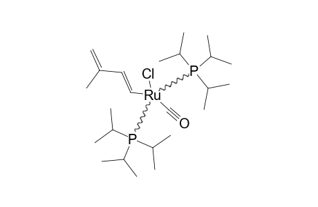 (P-ISO-PR3)2-(CL)-(CO)-RU-CH=CH-CME=CH2