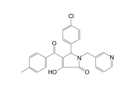 5-(4-Chloro-phenyl)-3-hydroxy-4-(4-methyl-benzoyl)-1-pyridin-3-ylmethyl-1,5-dihydro-pyrrol-2-one