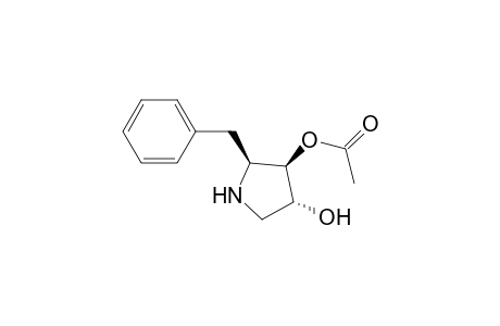 3.beta.-Acetoxy-2.beta.-benzyl-4.alpha.-hydroxypyrrolidine