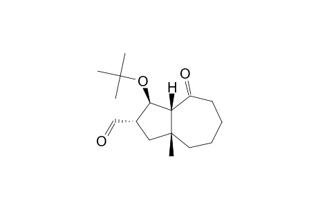 (1R*,7R*,9S*,10R*)-10-TERT.-BUTOXY-7-METHYL-2-OXOBICYCLO-[5.3.0]-DECANE-9-CARBALDEHYDE