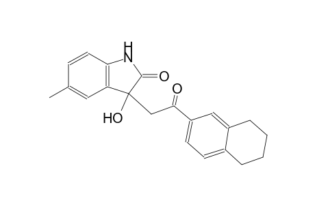 3-Hydroxy-3-(2-keto-2-tetralin-6-yl-ethyl)-5-methyl-oxindole