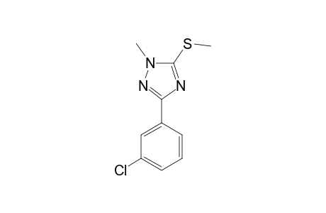 3-(3-CHLOROPHENYL)-1-METHYL-5-METHYLSULFONYL-1H-1,2,4-TRIAZOLE