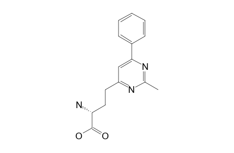 (S)-GAMMA-(2-METHYL-6-PHENYLPYRIMIDIN-4-YL)-ALPHA-AMINOBUTYRIC-ACID