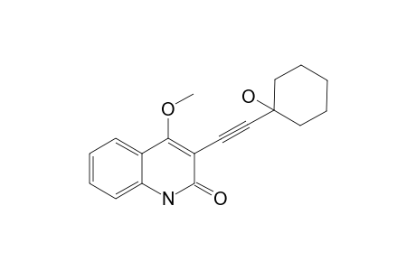 3-(3-HYDROXY-2-CYClOHEXYL-ETHYNYL)-4-METHOXY-2(1H)-QUINOLINONE