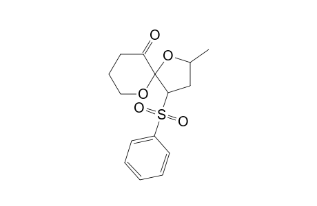 2-Methyl-4-(phenylsulfonyl)-1,6-dioxaspiro[4.5]decan-10-one