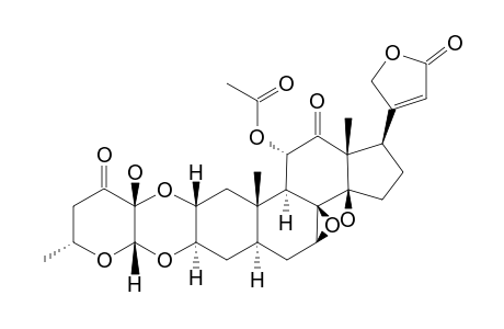 11-ALPHA-ACETYL-LABRIFORMIDIN,(2-ALPHA,3-BETA-R,5-ALPHA-H,7-BETA,8-BETA-EPOXY)