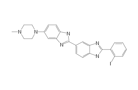 2-IODO-1-[5'-[5''-(4'''-METHYLPIPERAZIN-1'''-YL)-BENZIMIDAZOL-2''-YL]-BENZIMIDAZOL-2'-YL]-BENZENE