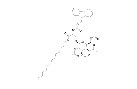 3-O-(2,3,4,6-TETRA-O-ACETYL-BETA-D-GALACTOPYRANOSYL)-N(ALPHA)-9-(FLUORENYLMETHOXYCARBONYL)-L-SERINE-TETRADECANAMIDE