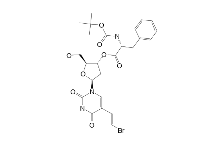 (E)-5-(2-BROMOVINYL)-3'-O-(N-BOC-D-PHENYLALANINYL)-2'-DEOXY-URIDINE