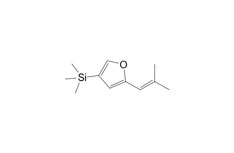 trimethyl-[5-(2-methylprop-1-enyl)-3-furanyl]silane