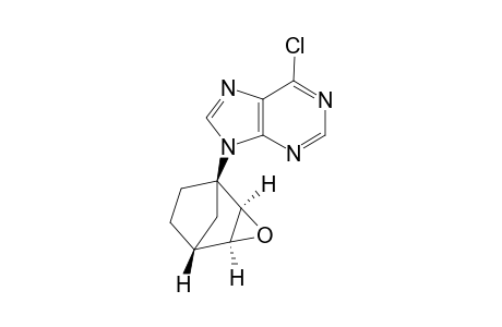 6-Chloro-9-[(1R*,2R*,4S*,5R*)-3-oxatricyclo[3.2.1.0(2,4)]oct-1-yl]-9H-purine