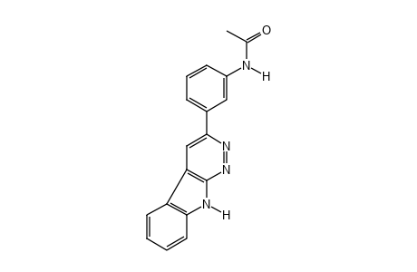 3'-(9H-PYRIDAZINO[3,4-b]INDOL-3-YL)ACETANILIDE