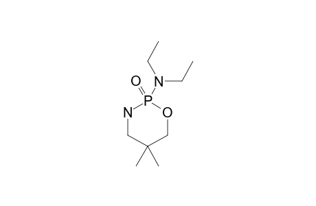 2-(DIETHYLAMINO)-2-OXO-5,5-DIMETHYL-1,3,2-OXAZAPHOSPHORINANE