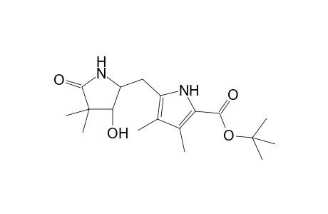 tert-Butyl ester of rac. trans-2,3,4,5-tetrahydro-3-hydroxy-4,4,3',4'-tetramethyl-5-oxo-2,2'-dipyrrylmethane-5'-carboxylic acid