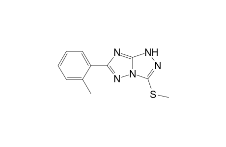 3-Methylthio-6-(2-methylphenyl)-1H-s-triazolo[4,3-b]-s-triazole