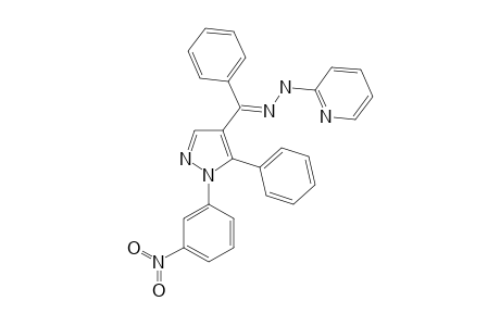 [1-(3-NITROPHENYL)-5-PHENYL-1H-PYRAZOL-4-YL]-PHENYLMETHANONE-N-PYRIDIN-2-YL-HYDRAZONE