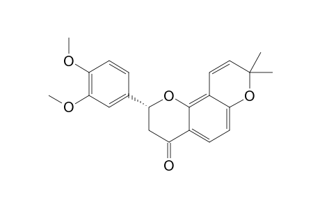 (2S)-3',4'-DIMETHOXY-6'',6''-DIMETHYL-CHROMENO-[2'',3'':7,8]-FLAVANONE