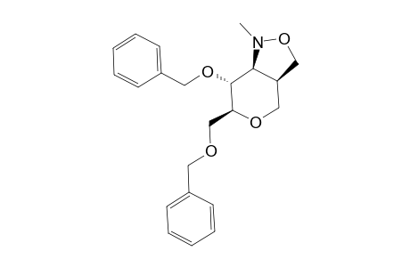 (3aR,6S,7R,7aS)-1-methyl-7-phenylmethoxy-6-(phenylmethoxymethyl)-3,3a,4,6,7,7a-hexahydropyrano[4,3-c]isoxazole