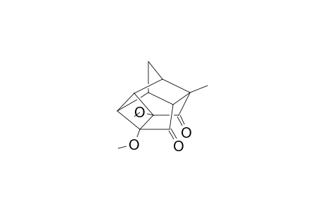 (1RS,2SR,3SR,5RS,6RS,7SR,9SR,10RS)-1,7-DIMETHOXY-9-METHYL-PENTACYCLO-[5.4.0.0(2,6).0(3,10).0(5,9)]-UNDECANE-8,11-DIONE