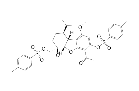 #29;RAC-(5AR,6R,9R,9AS)-4-ACETYL-6-HYDROXY-1-METHOXY-9-(1-METHYLETHYL)-6-(PARA-TOSYLOXYMETHYL)-5A,6,7,8,9,9A-HEXAHYDRODIBENZOFURAN-3-YL-PARA-TOLUENESULFONATE