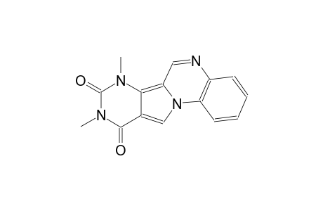 7,9-dimethylpyrimido[4',5':3,4]pyrrolo[1,2-a]quinoxaline-8,10(7H,9H)-dione