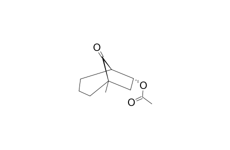 (+/-)-1-METHYL-8-OXOBICYCLO-[3.2.1]-OCTAN-6-ALPHA-YL-ACETATE