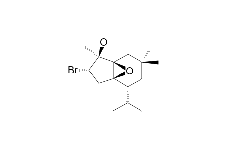 (1R*,5R*,6R*,8S*,9R*)-8-BROMO-1,6-EPOXY-5-ISOPROPYL-3,3,9-TRIMETHYLBICYCLO-[4.3.0]-NONAN-9-OL