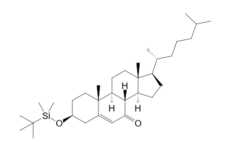 (3S,8S,9S,10R,13R,14S,17R)-3-[tert-butyl(dimethyl)silyl]oxy-10,13-dimethyl-17-[(2R)-6-methylheptan-2-yl]-1,2,3,4,8,9,11,12,14,15,16,17-dodecahydrocyclopenta[a]phenanthren-7-one