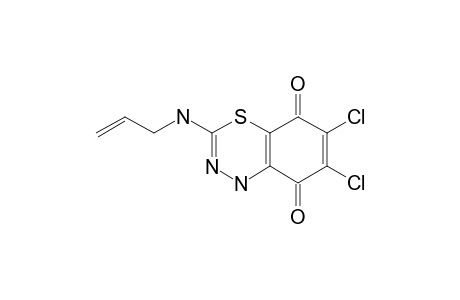 3-ALLYLAMINO-6,7-DICHLORO-1H-BENZO-[1,3,4]-THIADIAZINE-5,8-DIONE