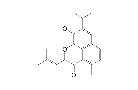 PRIONOID_B;12-HYDROXY-13-ISOPROPYL-5-METHYL-2-(2-METHYL-PROPENYL)_BENZO-[DE]-CHROMEN-1-ONE