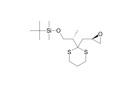 (2S)-TERT.-BUTYLDIMETHYL-[2-(2''-OXYRANYLMETHYL)-1',3'-DITHIAN-2'-YL]-PROPOXYSILANE