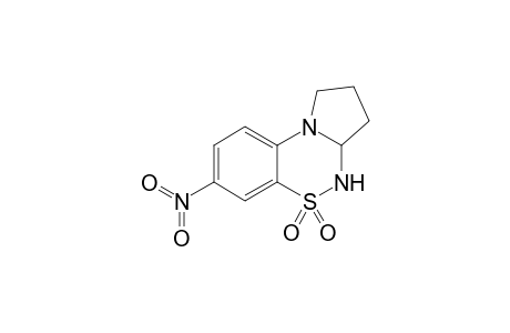 7-Nitro-2,3,3a,4-tetrahydro-1H-pyrrolo-[2,1-c][1,2,4]-benzothiadiazin-5,5-dioxide