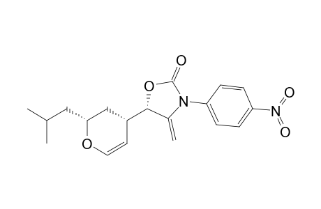 (5S)-4-methylene-5-[(2R,4S)-2-(2-methylpropyl)-3,4-dihydro-2H-pyran-4-yl]-3-(4-nitrophenyl)-2-oxazolidinone