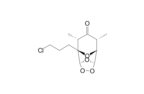 2-(3-CHLOROPROPYL)-3-EXO,5-EXO-DIMETHYL-8,9,10,11-TETRAOXATRICYCLO-[5.2.1.1(2,6)]-UNDECAN-4-ONE