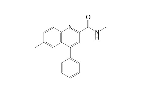 N,6-dimethyl-4-phenylquinoline-2-carboxamide