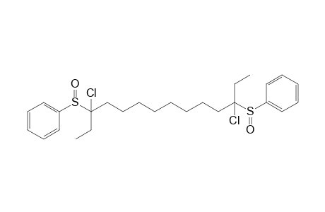 3,12-Dichloro-3,12-di(phenylsulfinyl)tetradecane