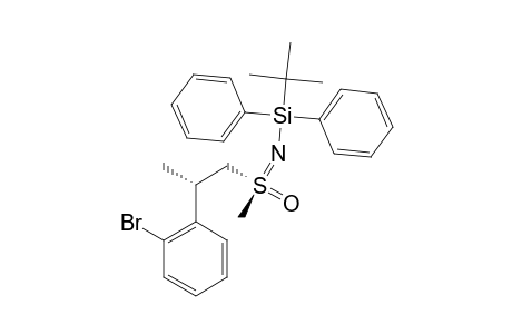 (R*,S*)-N-(tert-Butyldiphenylsilyl) 2-(2-Bromophenyl)propyl Methyl Sulfoximine