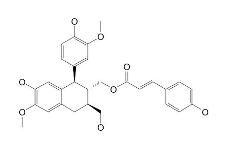 (+)-ISOLARICIRESINOL_9'PARA-COUMARATE